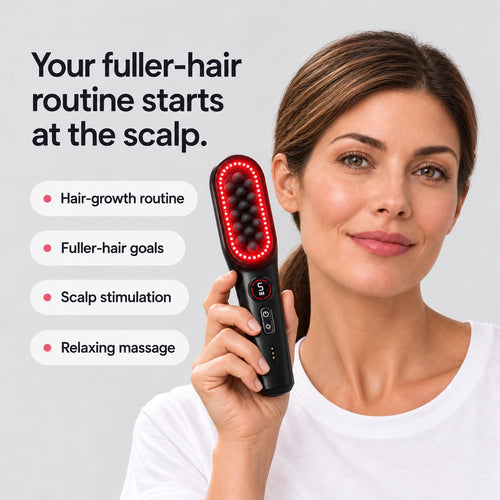 Red Light Scalp Massager & Gua Sha