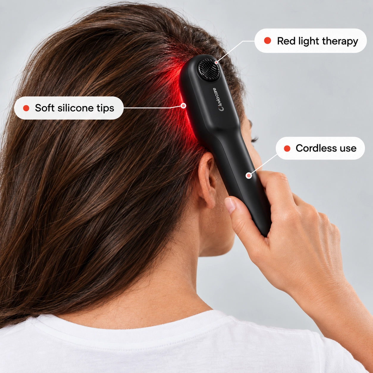 Red Light Scalp Massager & Gua Sha
